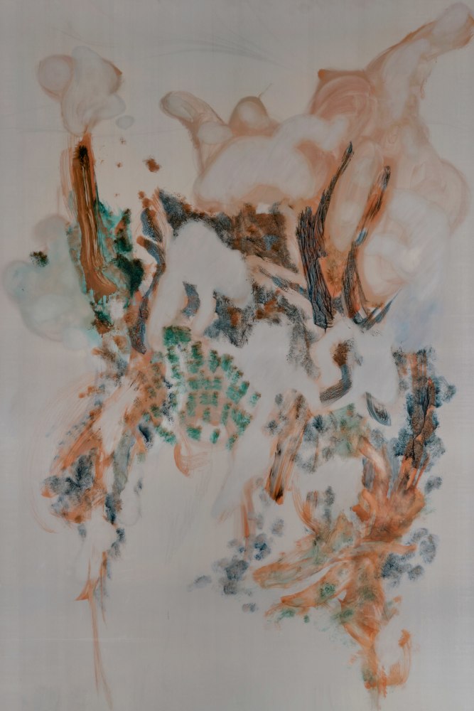 WangShui, Qualia I, 2024
Ink on aluminum in oak frame