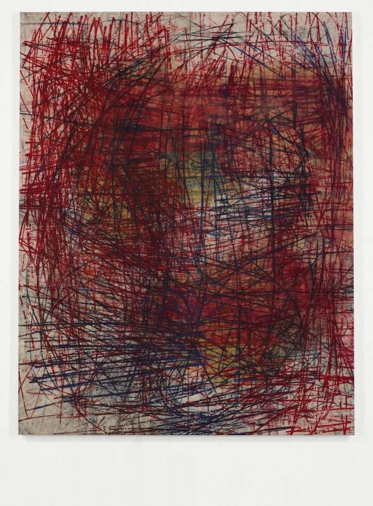 (untitled) catalyst, 2018

&amp;oacute;leo y grafito sobre lienzo

210 x 165 cm.