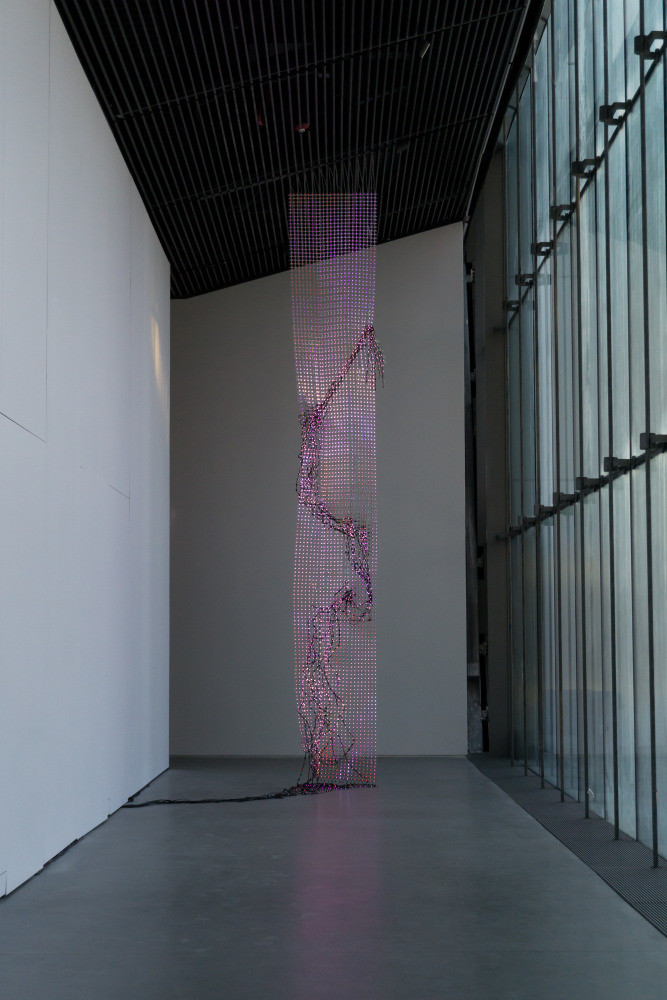 sliver, 2019. vista de instalaci&amp;oacute;n de&amp;nbsp;open call: group 2, the shed, nueva york, 2019