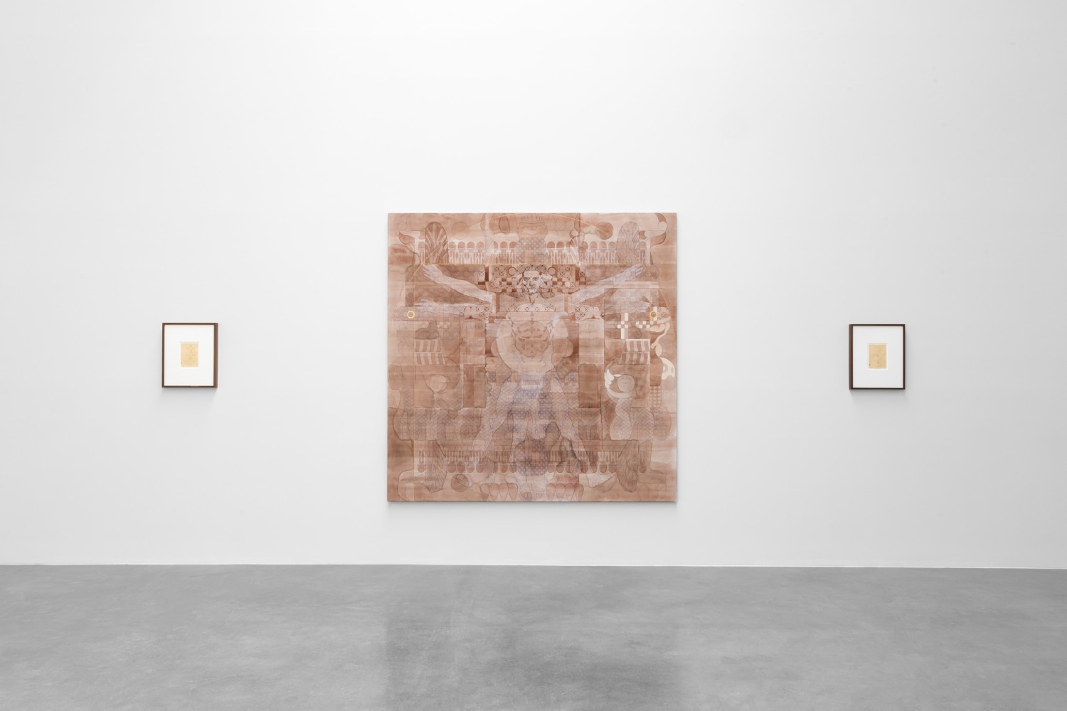 installation view of gabriel orozco, kurimanzutto mexico city, 2024. photo: gerardo landa