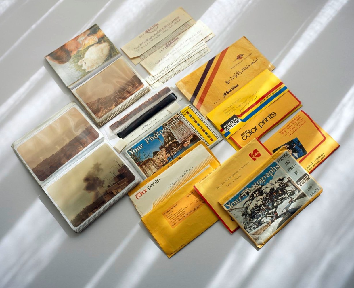 untitled, 2007
akram zaatari&amp;#39;s photo albums, envelopes, and negatives from the early 80s
digital print
61.4 x 44.09 in.

&amp;nbsp;

&amp;nbsp;

&amp;nbsp;