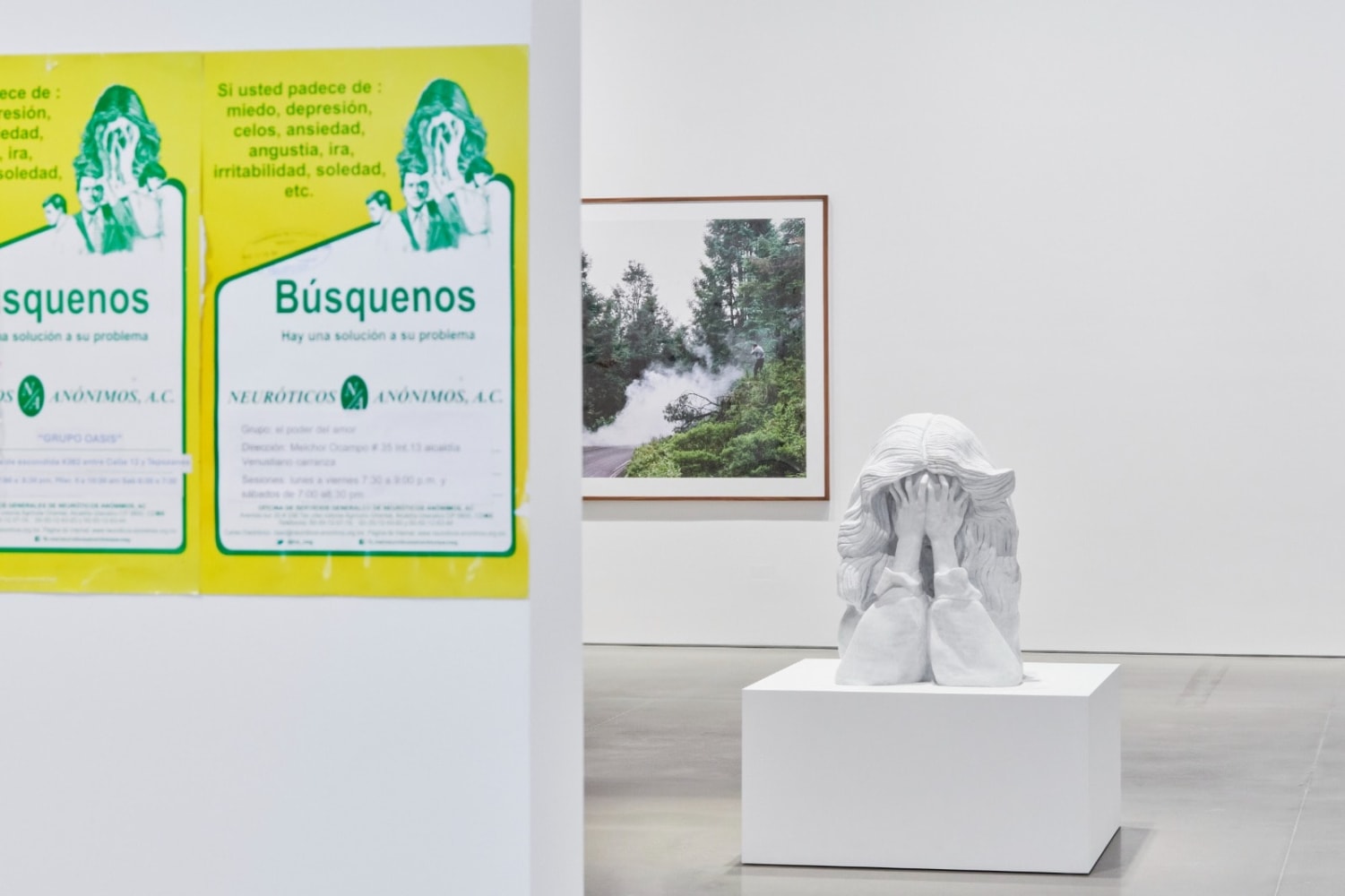 installation view miguel calder&amp;oacute;n: neurotics anonymous, kurimanzutto new york, 2025. photo: zach hyman