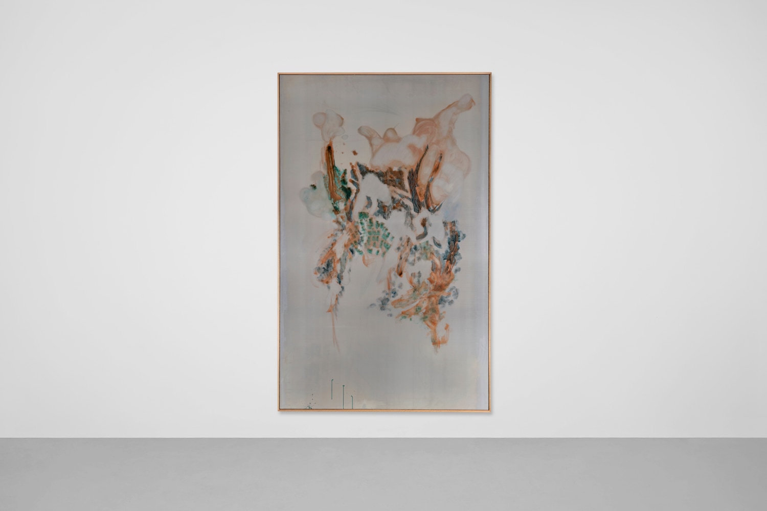 WangShui, Qualia I, 2024
Ink on aluminum in oak frame