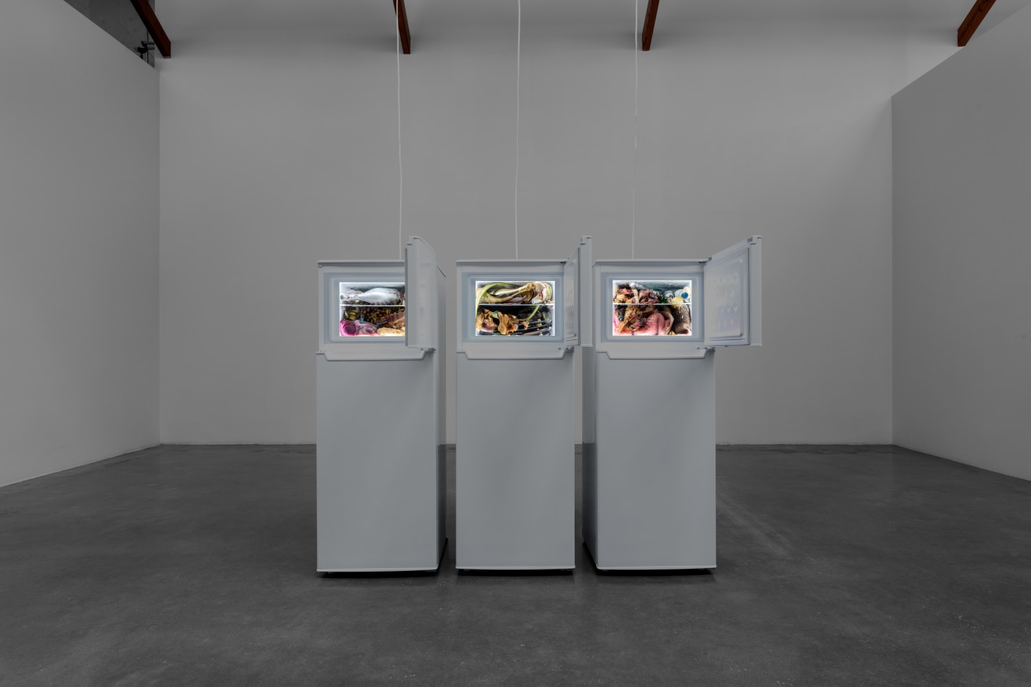 adrian villar rojas, untitled vi, vii, viii (from the series rinascimento), kurimanzutto, 2021