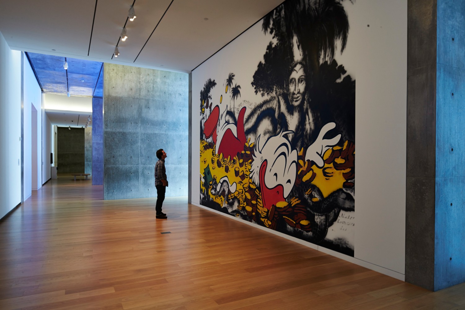 america, 2006

pintura acr&amp;iacute;lica sobre muro

400 x 300 x 14 cm

vista de instalaci&amp;oacute;n de mexico inside out: themes in art since 1990, modern art museum of forth worth, texas, 2014