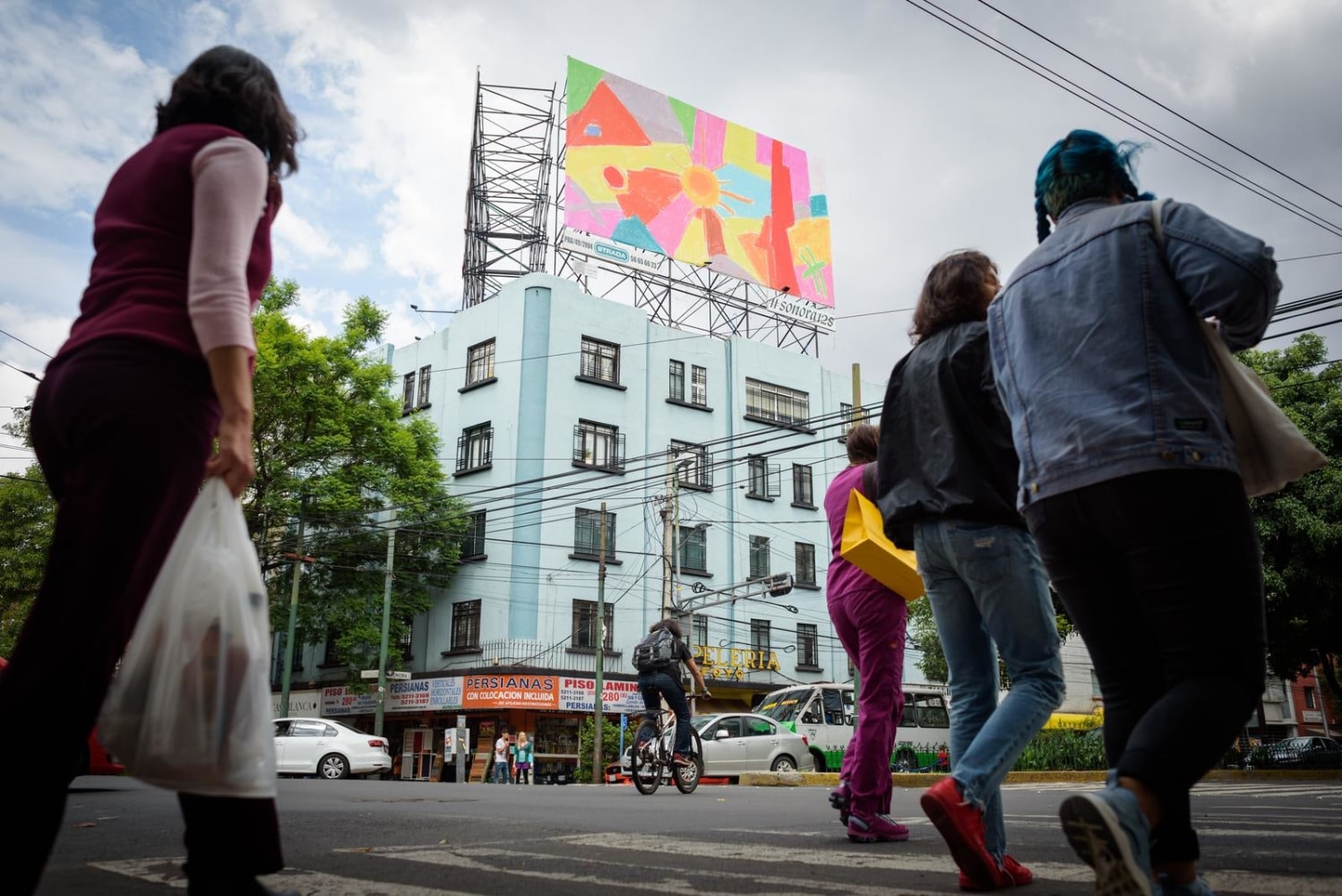 	etel adnan, the new sun of the aztecs, sonora 128, 2017