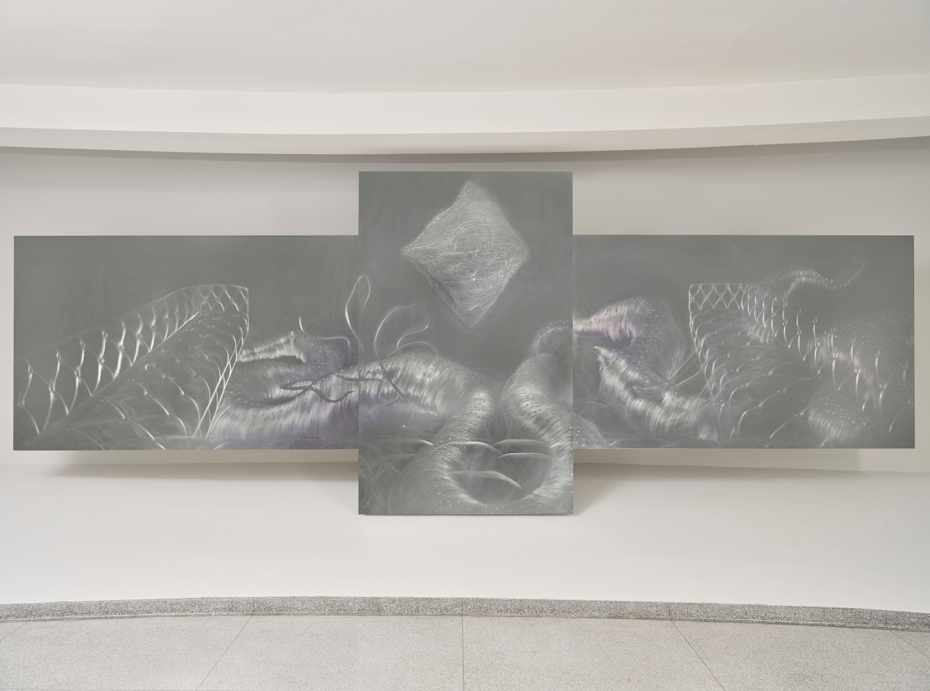 installation view of going dark: the contemporary figure at the edge of visibility, solomon r. guggenheim museum, new york, 2023. photo: midge wattles &amp;copy; solomon r. guggenheim foundation
