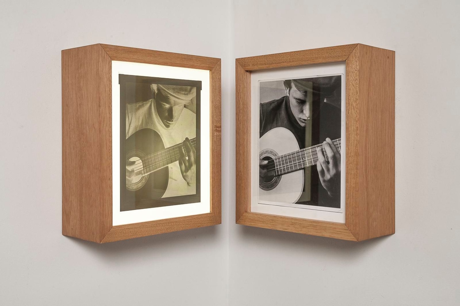 la vuelta al origen # 3, 2010

photographic plate in wooden light box; digital printing on cotton paper in wooden box
13.5&amp;nbsp;x 11.6&amp;nbsp;x 5.1 in.&amp;nbsp;each box