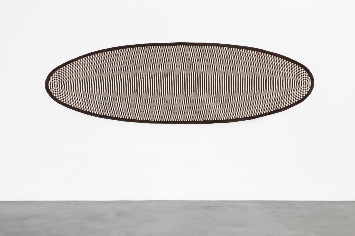 weaving, 2014

wool loomed using a foot treadle by rom&amp;aacute;n guti&amp;eacute;rrez, teotitl&amp;aacute;n del valle, oaxaca

137.01 x 43.31 in.