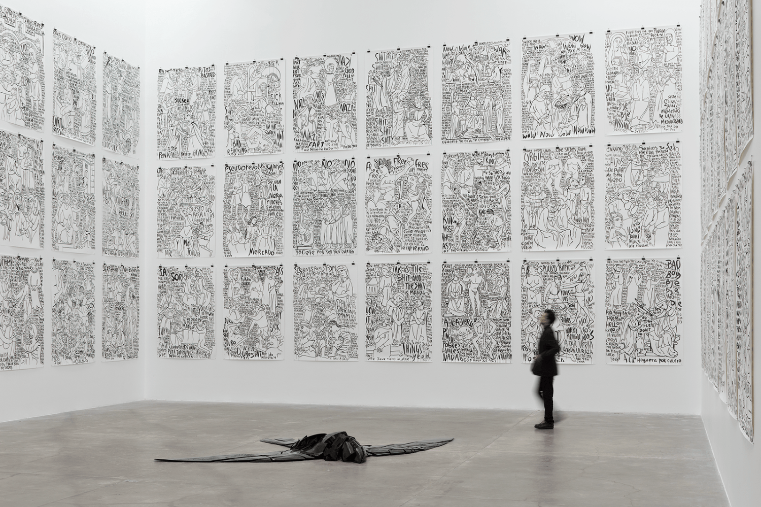learn to fuck yourself, 2017-2018

set of 72. gouache on paper

70.87 x 50.39 in.&amp;nbsp;each
installation view of axiomas para la acci&amp;oacute;n, muac museo universitario arte cotempor&amp;aacute;neo, mexico city, 2018

&amp;nbsp;

&amp;nbsp;