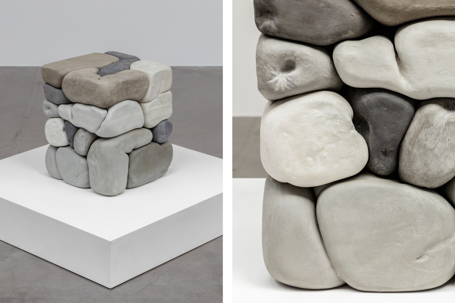 pluricelular 4, 2015
concreto pigmentado (13 piezas)
50 x 40 x 40 cm