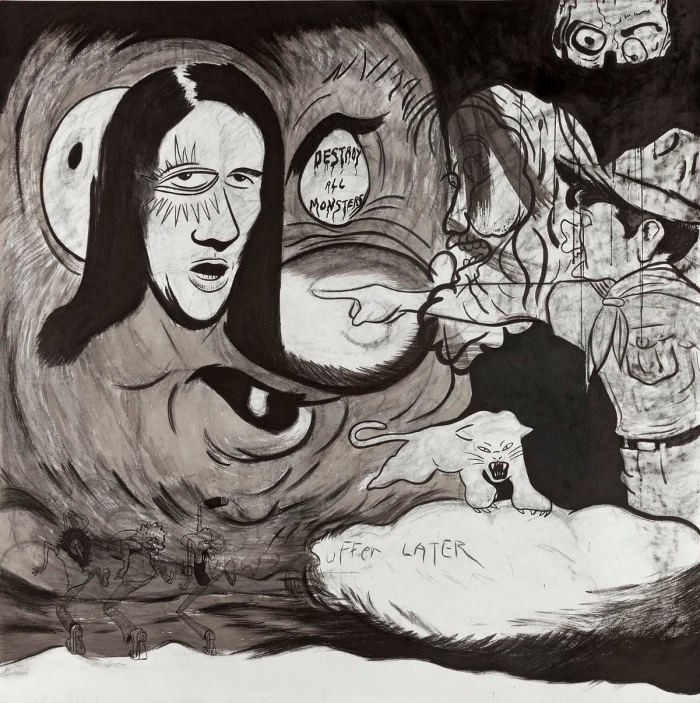 soup, cosmos and tears vs the detroit kid I (homenaje a mike kelley), 2012

carboncillo, l&amp;aacute;piz y tinta china sobre papel

121 x 121 cm

&amp;nbsp;

&amp;nbsp;