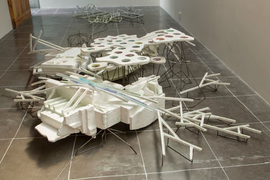 	scala, polis, taut, axis mundi (constellation 1.2), kurimanzutto, ciudad de m&amp;eacute;xico, 2015