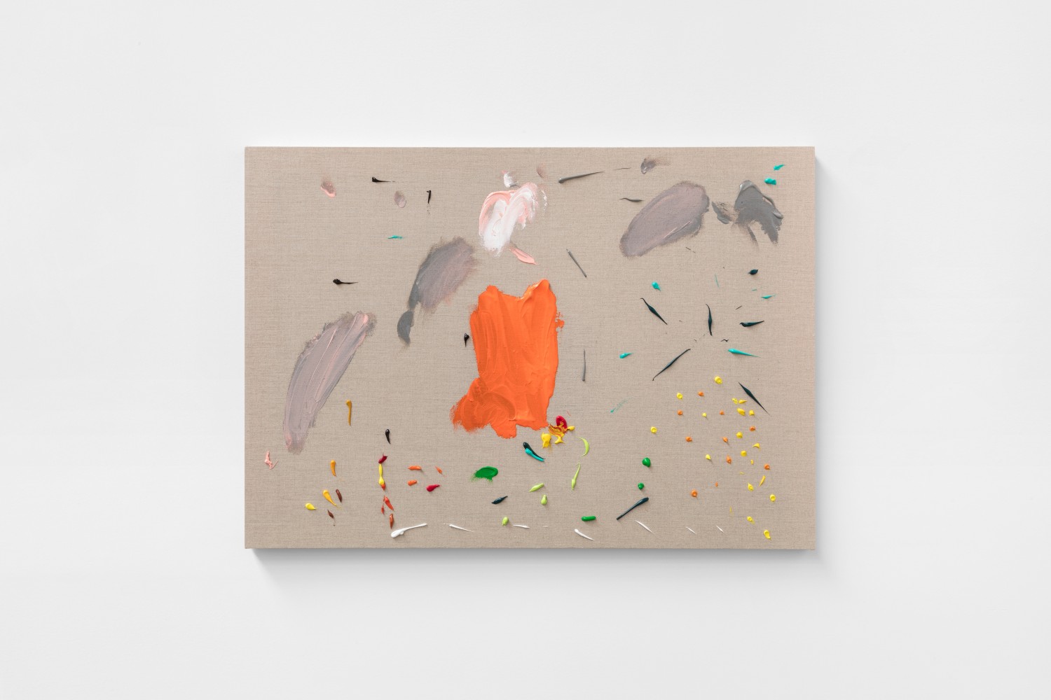 la tercera edad, 2021; acrylic on canvas, 23.39 x 33.11 x 1.57 in.