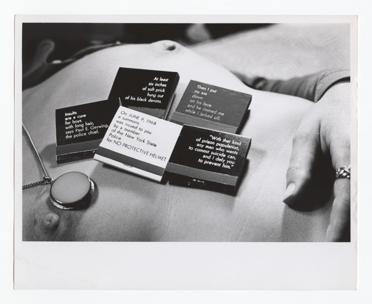 giorno poetry systems matchbook poems. 1970