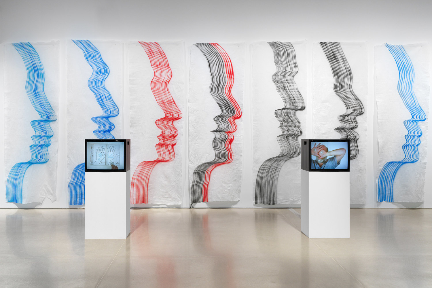 carlos amorales, words of mouths and hands, kurimanzutto, new york, 2023