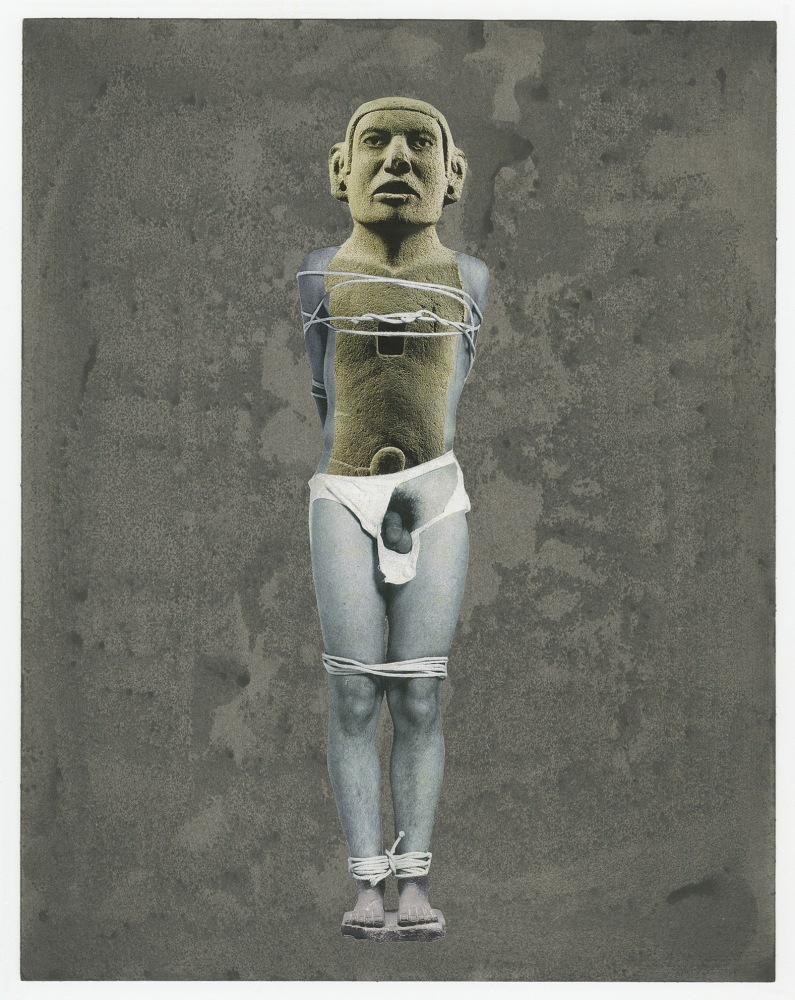 post-colonial object of desire 5,&amp;nbsp;2015. collage on paper. 11 x 8 inches