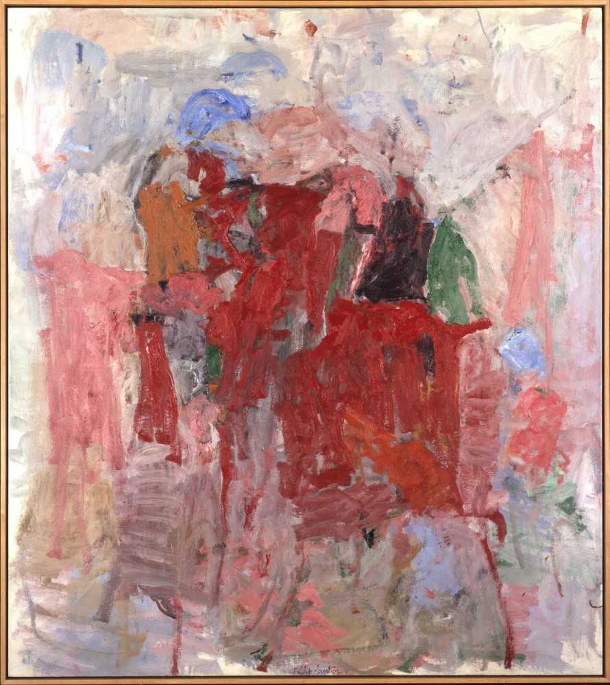 Philip Guston

The Mirror

1957

oil on canvas

68 x 60 1/2 inches (172.7 x 153.7 cm)&amp;nbsp;
