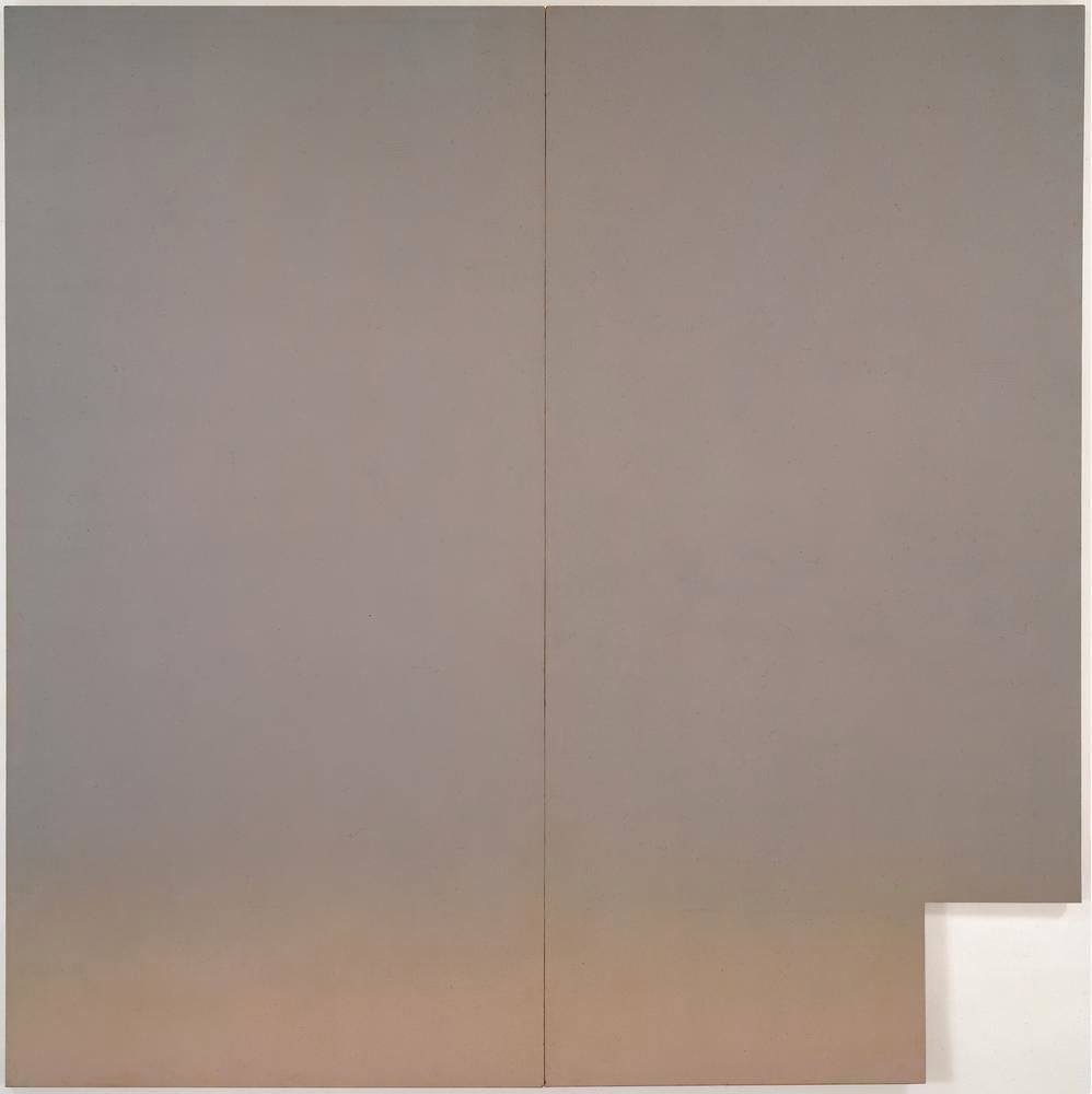 Robert Mangold
Pink Area
1965
sprayed oil on Masonite on plywood
96 7/16 x 96 7/16 inches (245 x 245 cm)