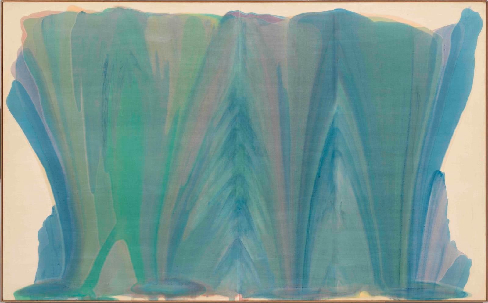 Tet
1958
acrylic resin (Magna) on canvas
94 1/8 x 152 1/8 inches (239.1 x 386.4 cm)
Whitney Museum of American Art, New York, purchase, with funds from the Friends of the Whitney Museum of American Art
