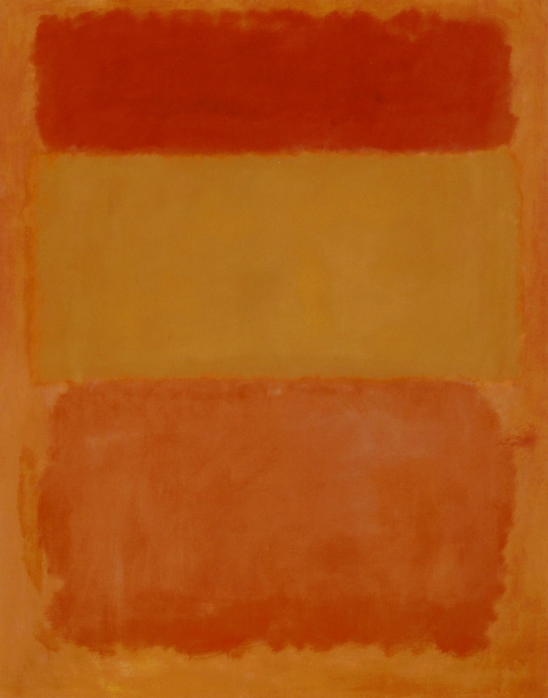 Mark Rothko

Orange, Red, Yellow

1956

oil on canvas

79 x 69 inches (200.7 x 175.3 cm)&amp;nbsp;

&amp;copy; 1998 by Kate Rothko Prizel and Christopher Rothko
