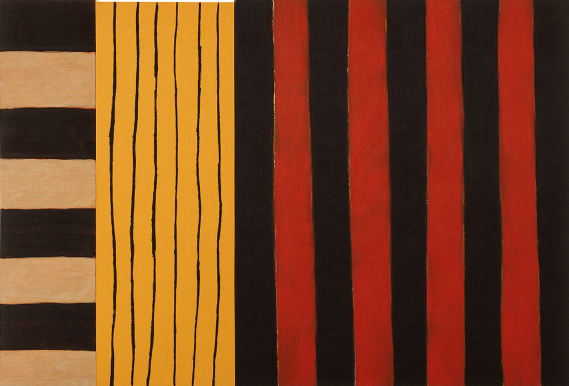 Sean Scully

By Night and By Day

1983

oil on canvas

97 x 141 1/4 inches (247.7 x 360.7 cm)