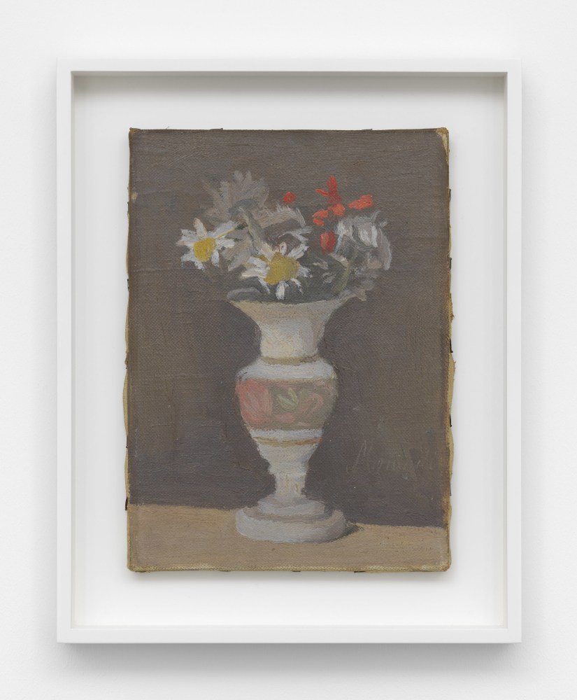 Giorgio Morandi

Fiori

1947

oil on canvas

11 1/2 x 8 1/2 inches (29.2 x 21.6 cm)
