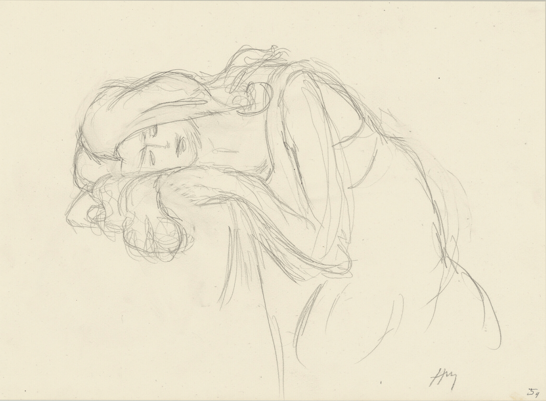Henri Matisse

Mod&amp;egrave;le endormie

circa 1941

pencil on paper

11 ⅛ x 15 inches (28.3 x 38 cm)&amp;nbsp;