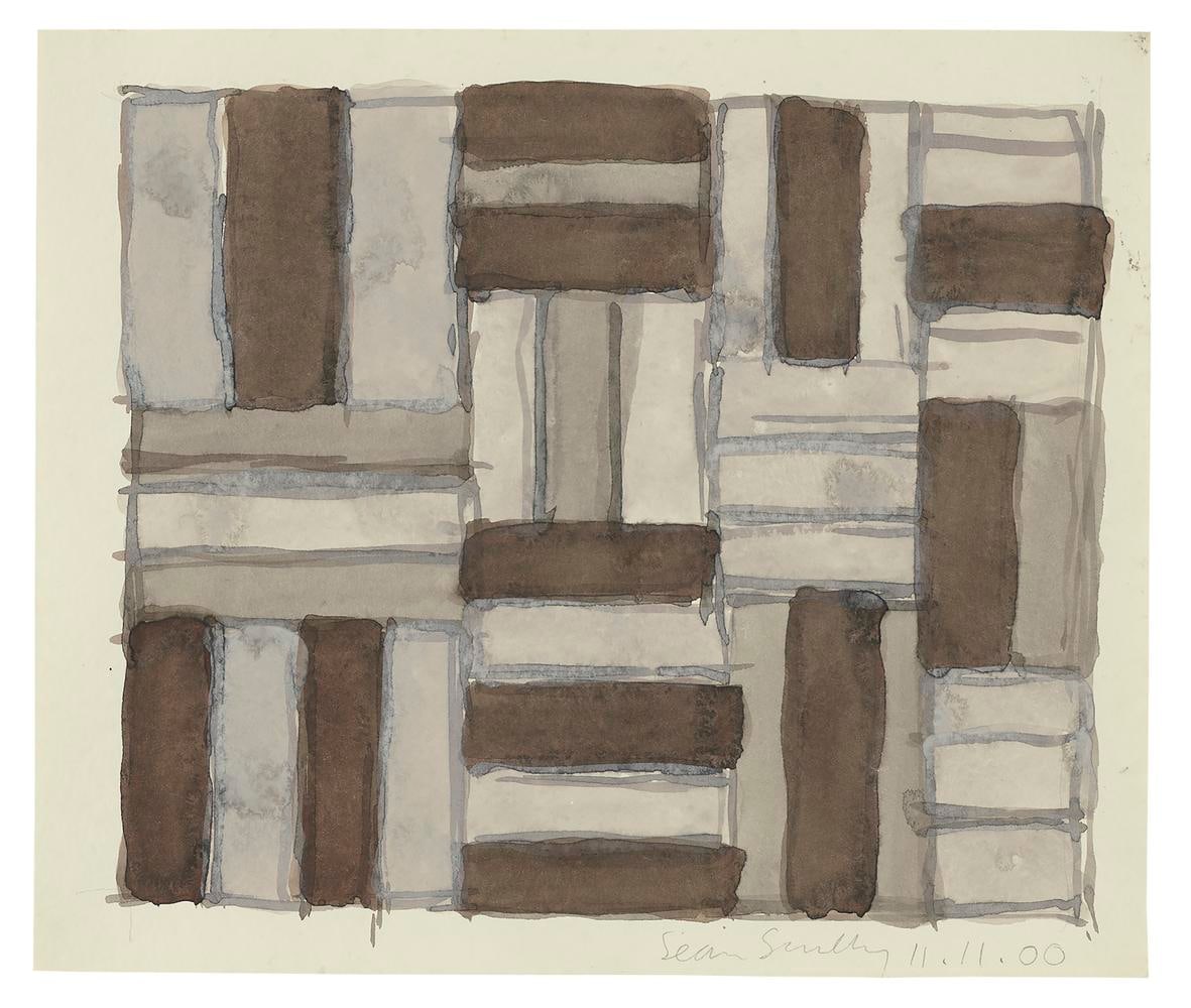 Sean Scully
11.11.00
2000
watercolor on paper
15 x 17 3/4 inches (38.1 x 45.1 cm)