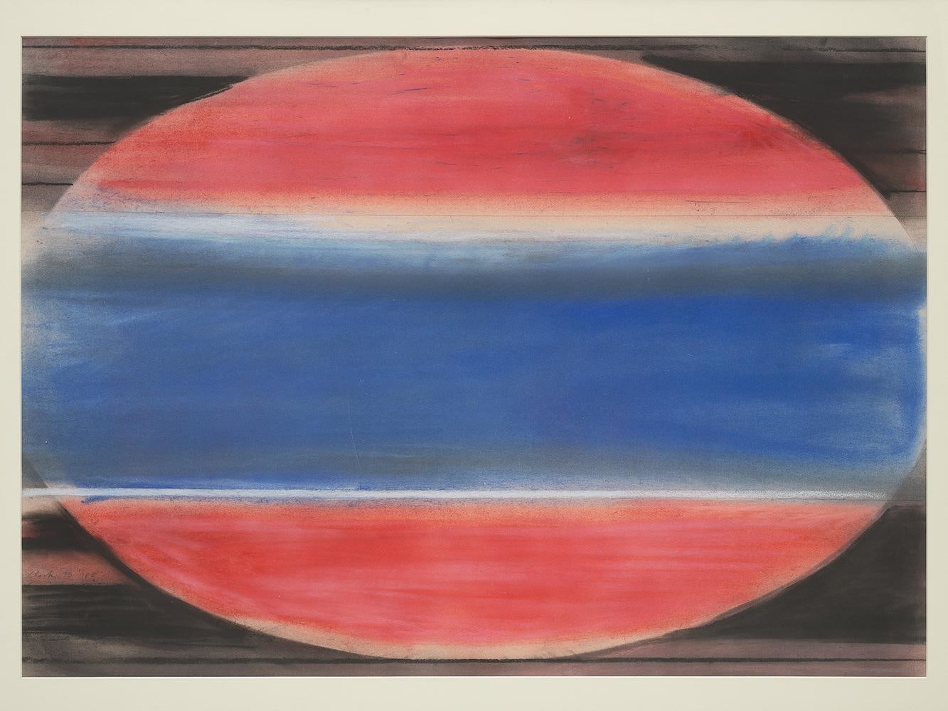 Ed Clark Ife 1973 graphite and pastel on paper 30 x 40 inches (76.2 x 101.6 cm)