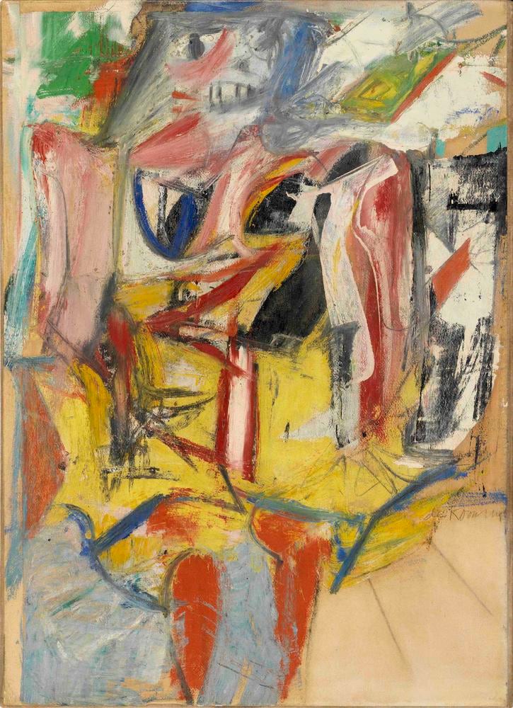 Willem de Kooning

Woman

1953

oil, enamel paints, and charcoal on paper mounted on canvas

29 1/8 x 21 1/2 inches (74 x 54.5 cm)

Glenstone Museum, Potomac, Maryland&amp;nbsp;