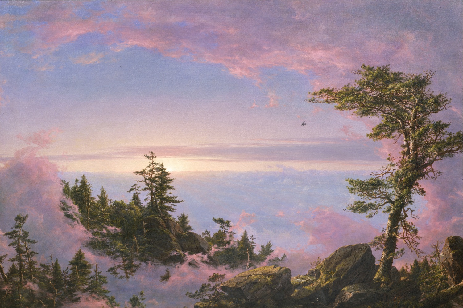 Frederic Edwin Church

Above the Clouds at Sunrise

1849

oil on canvas&amp;nbsp;

27 1/4 x 40 inches (69.2 x 101.6 cm)&amp;nbsp;
