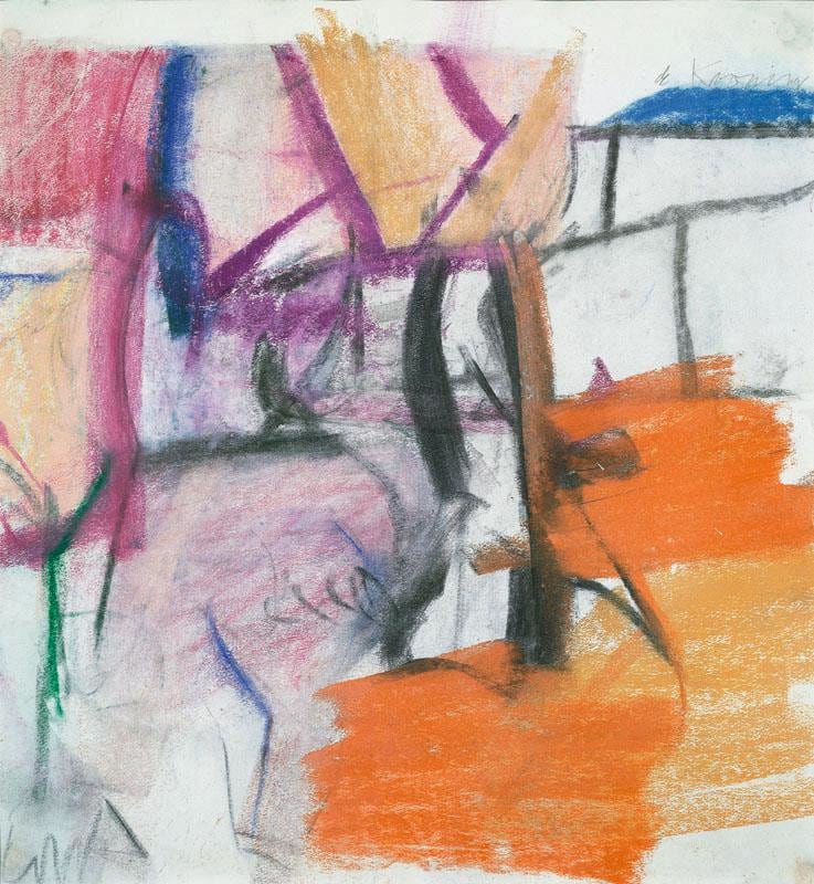 Willem de Kooning

Untitled #4

1956-58

pastel on paper

22 1/2 x 21 inches (57.1 x 53.4 cm)

Private Collection&amp;nbsp;