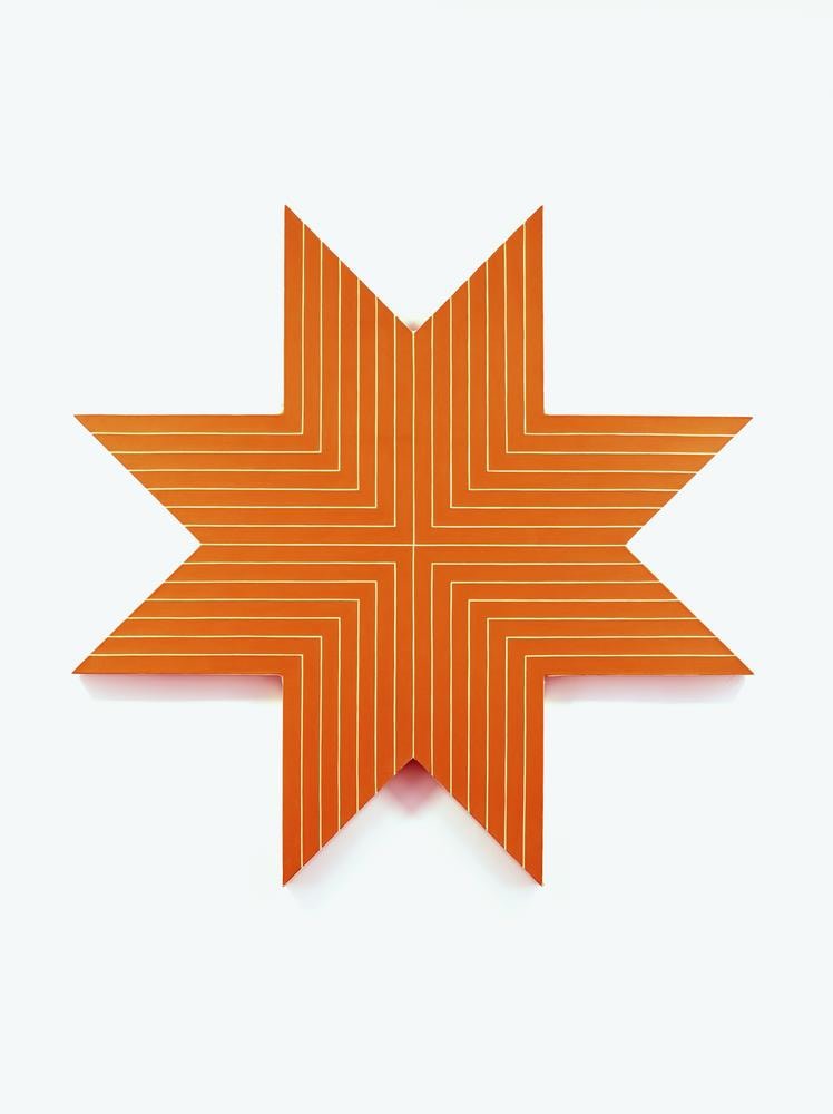 Frank Stella Port Tampa City 1963 red lead on canvas 102 x 102 inches (259.1 x 259.1 cm)