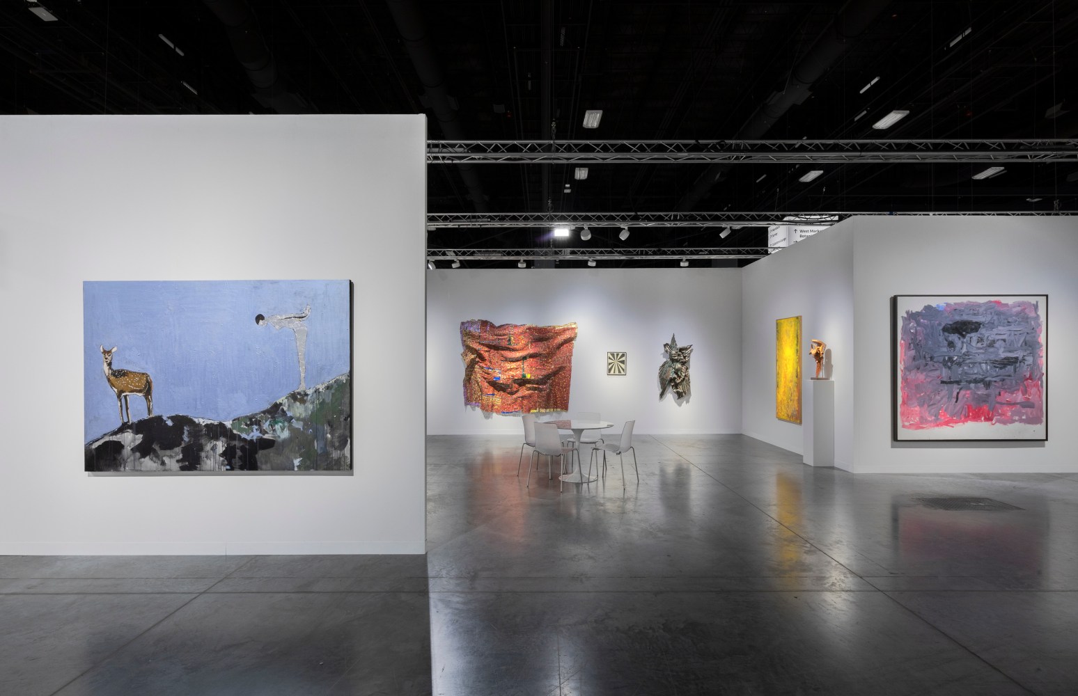 Installation views of Art Basel Miami Beach 2021, Booth C8, at the Miami Beach Convention Center. Photography by Dawn Blackman.