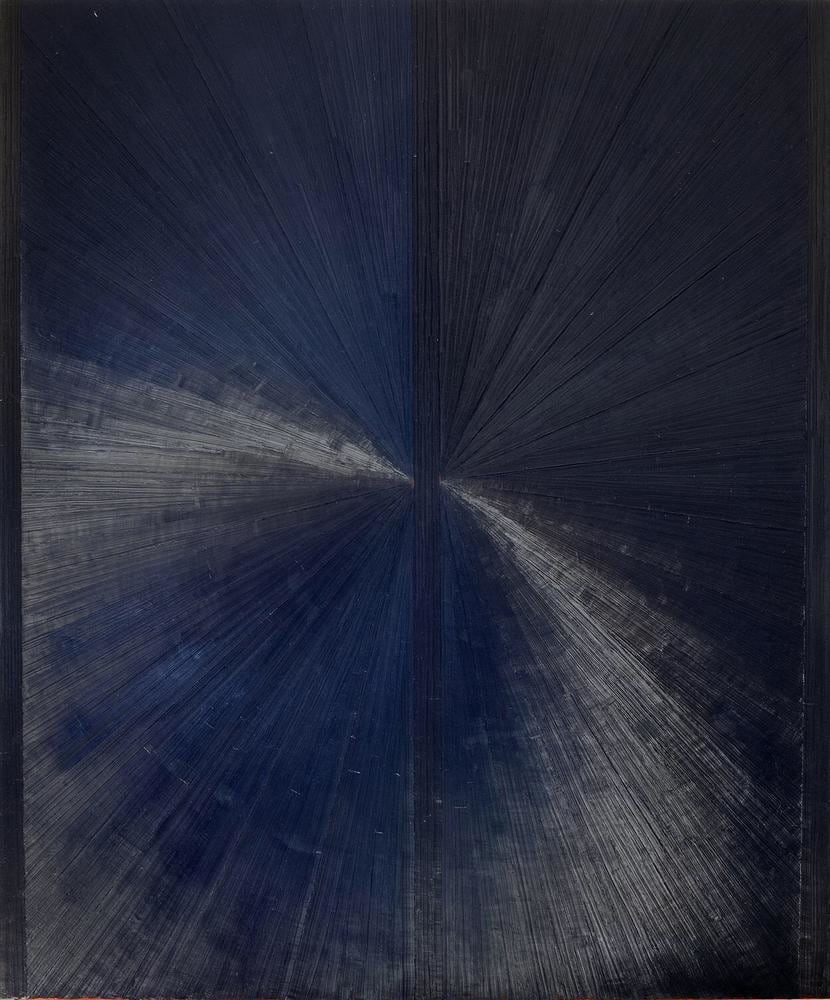 Mark Grotjahn
Dark Blue III
2006
oil on linen
60 x 50 inches (152.4 x 127 cm)