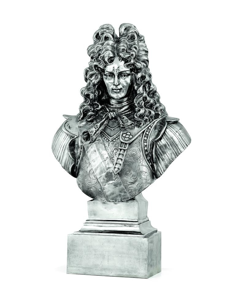 Jeff Koons Louis XIV 1986 stainless steel 46 x 27 x 15 inches (116.8 x 68.6 x 38.1 cm)