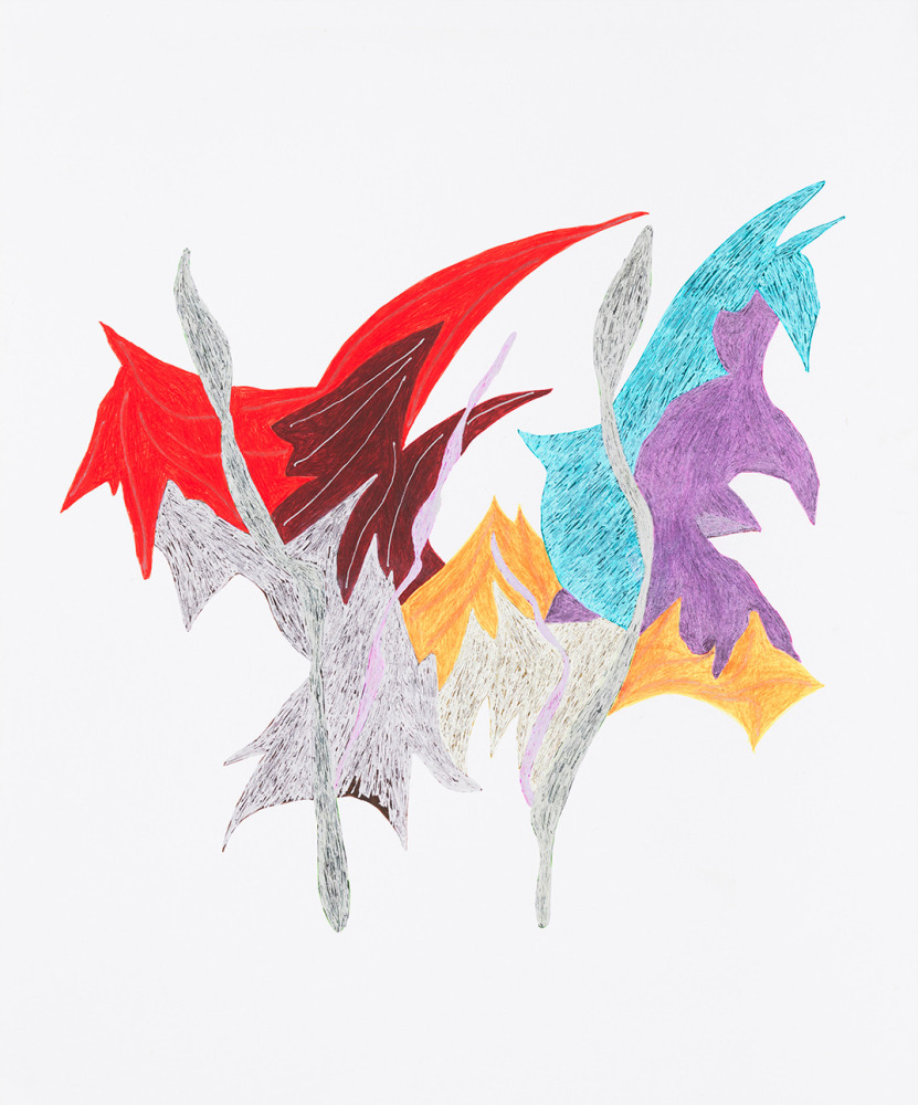 Hunkering Down 91, 2020

Pen and ink on paper

17&amp;nbsp;x 14 inches