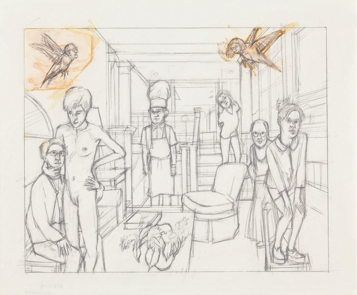 Study for Lucy, 2004

Graphite on paper collage

9 1/2 x 9 3/4 inches