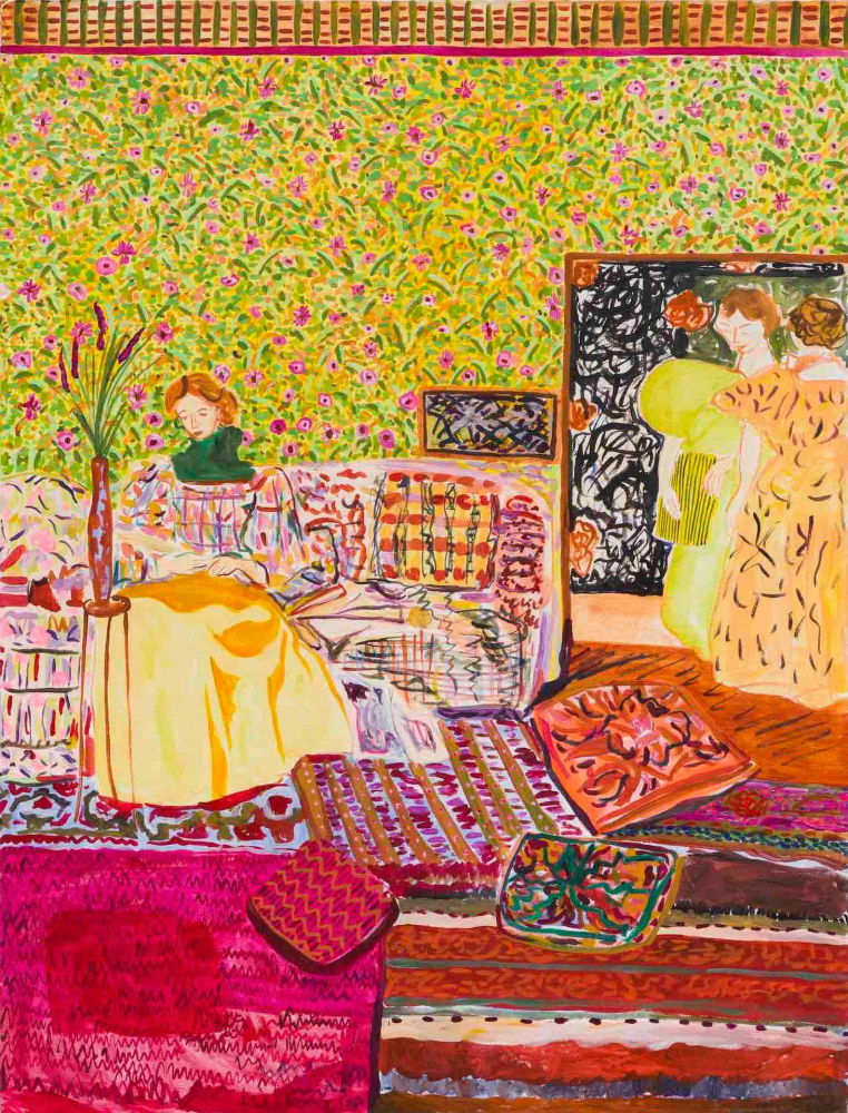 Heidi Howard
After Vuillard&amp;#39;s La Liseuse, 2022
Acrylic on canvas
38 x 29 inches