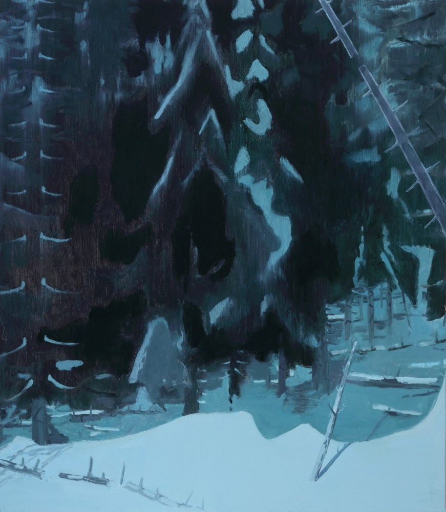 Eric Aho, The Wolf Moon, 2021. Oil on linen, 60 x 50 inches