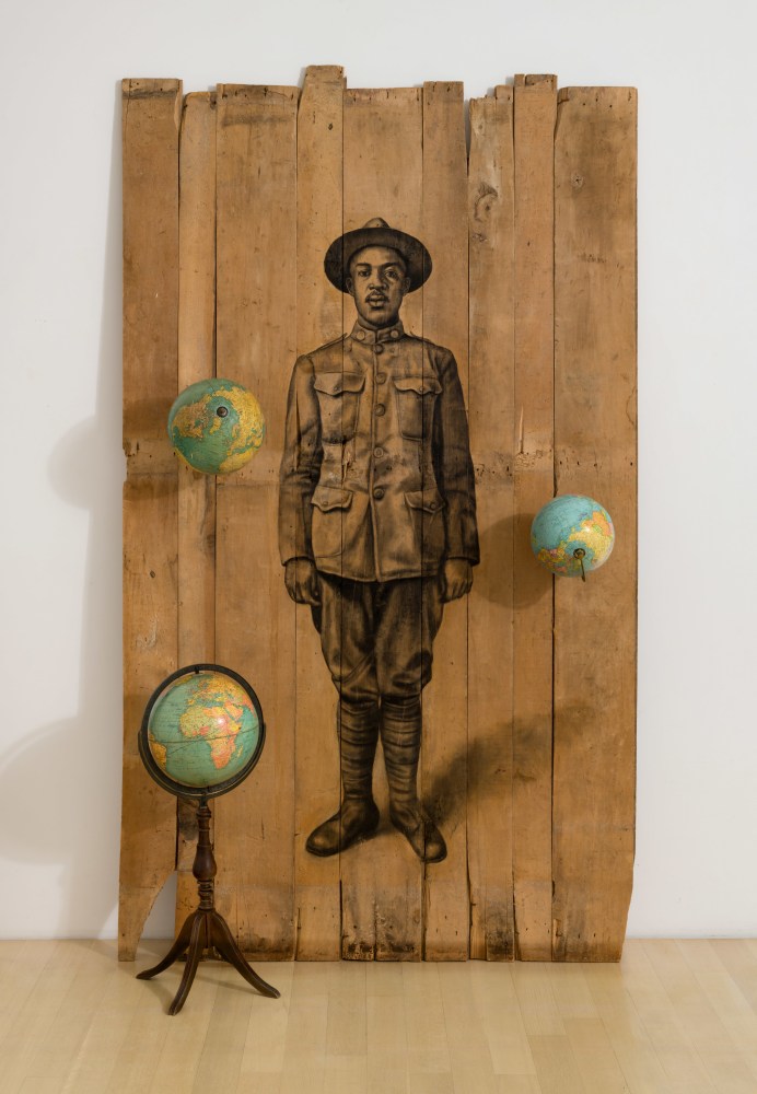 Autour Du Monde, detail, left panel