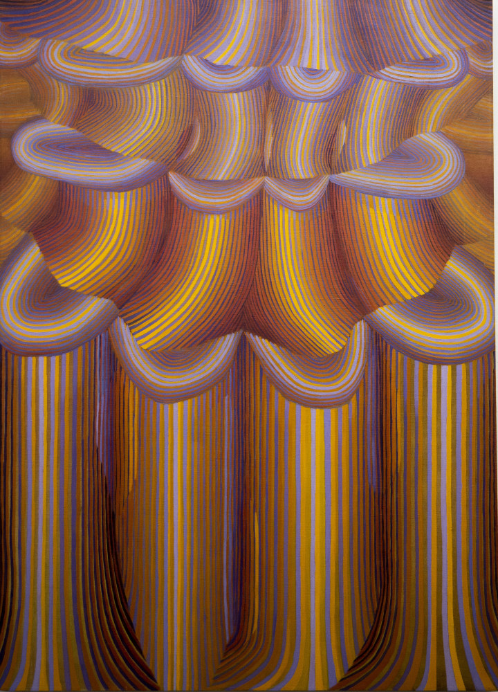 Upskirt Intermission, 2019
Oil on linen
50 x 36 inches