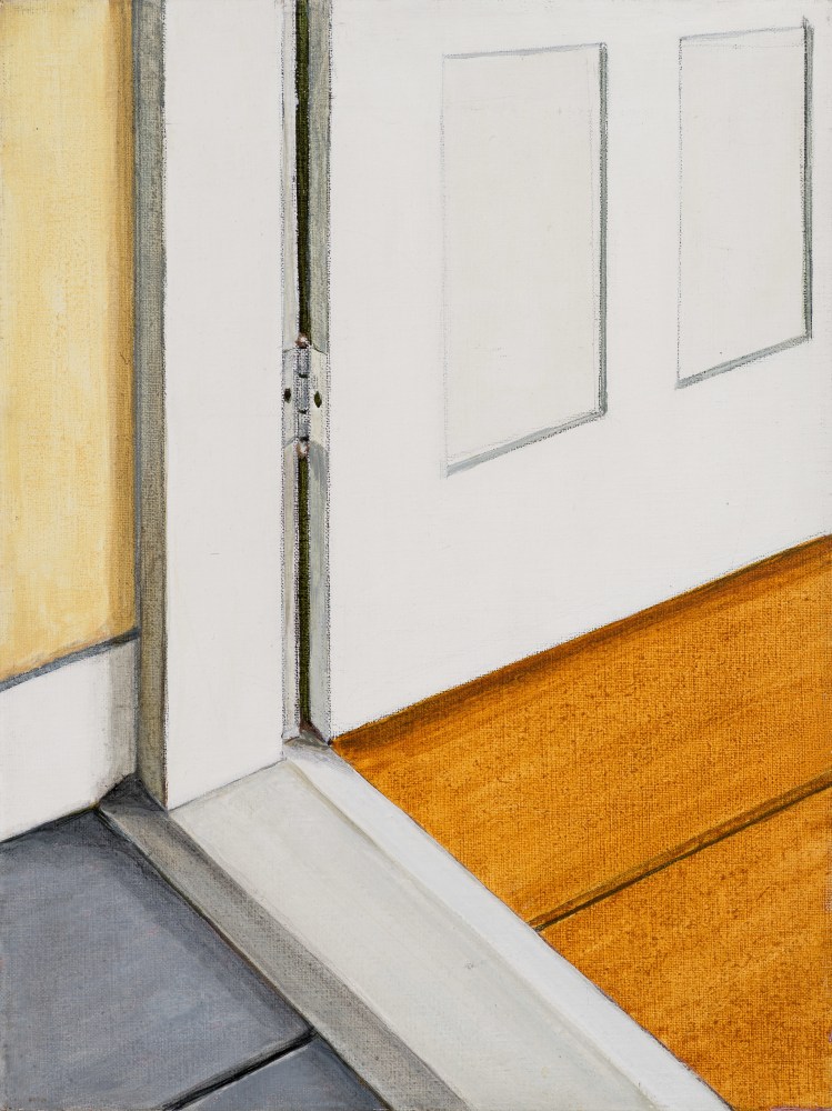 Open Door with Hinge (Small Version), 1967 Acrylic on canvas 16 x 12 inches
