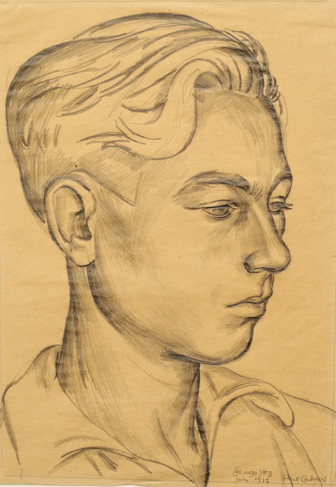 Paul Cadmus, Toni El Mozo #3, 1933. Pencil on paper, 12 1/4 x 9 inches