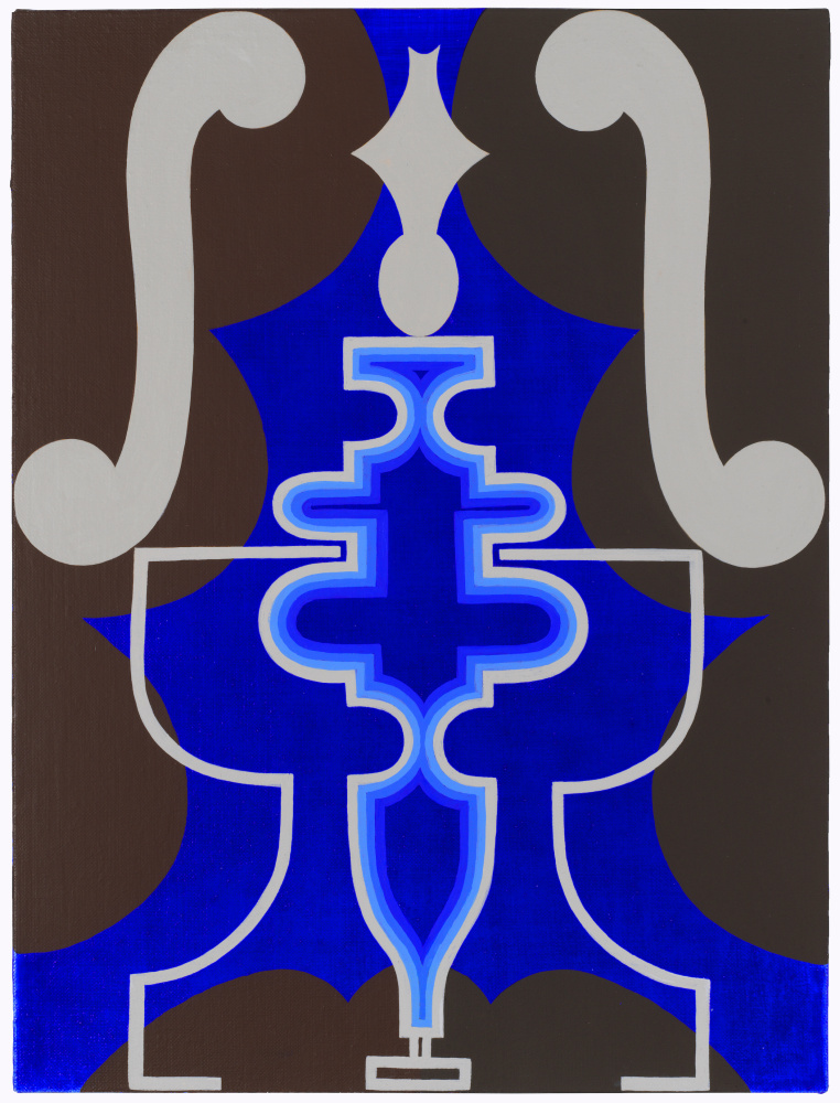 Rebecca Shore, Untitled (19-29), 2019. Acrylic on linen on panel, 12 x 9 inches