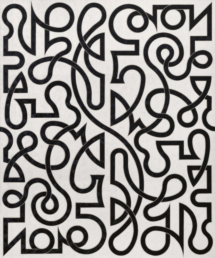 Valerie Jaudon, Praeludium, 2020. Oil on canvas, 72 x 60 inches