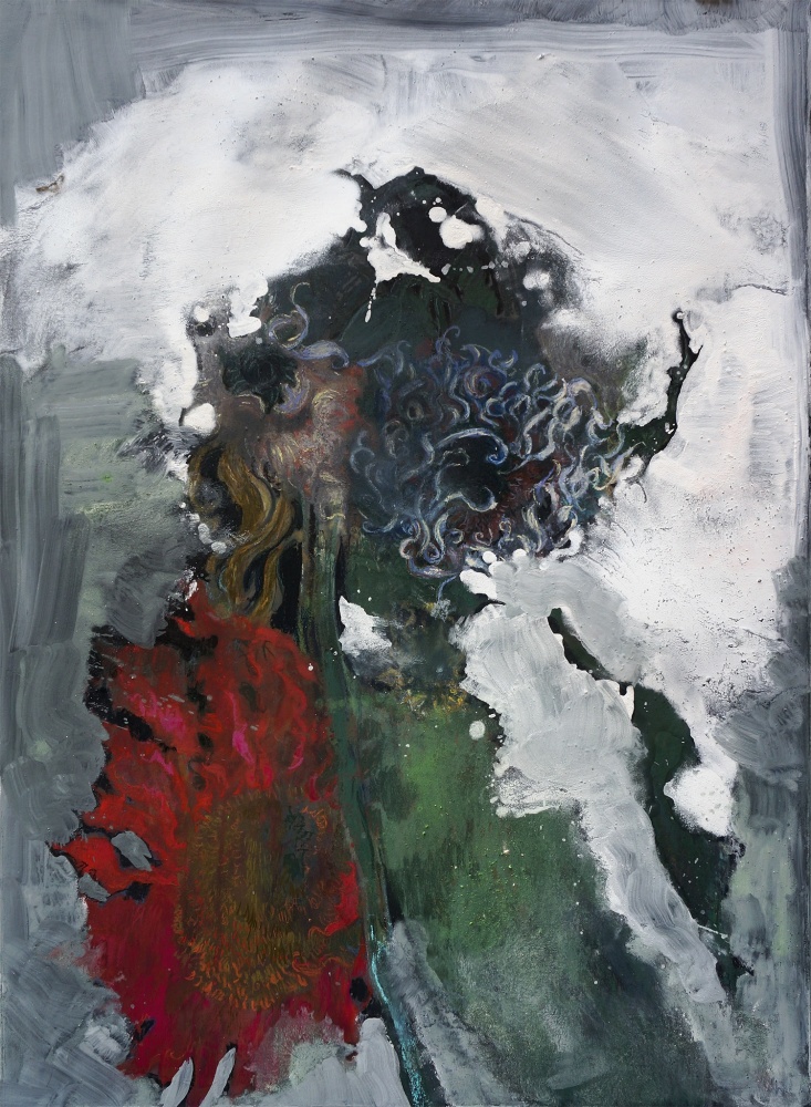 Red Star, 2001. Oil on linen, 68 x 78 inches