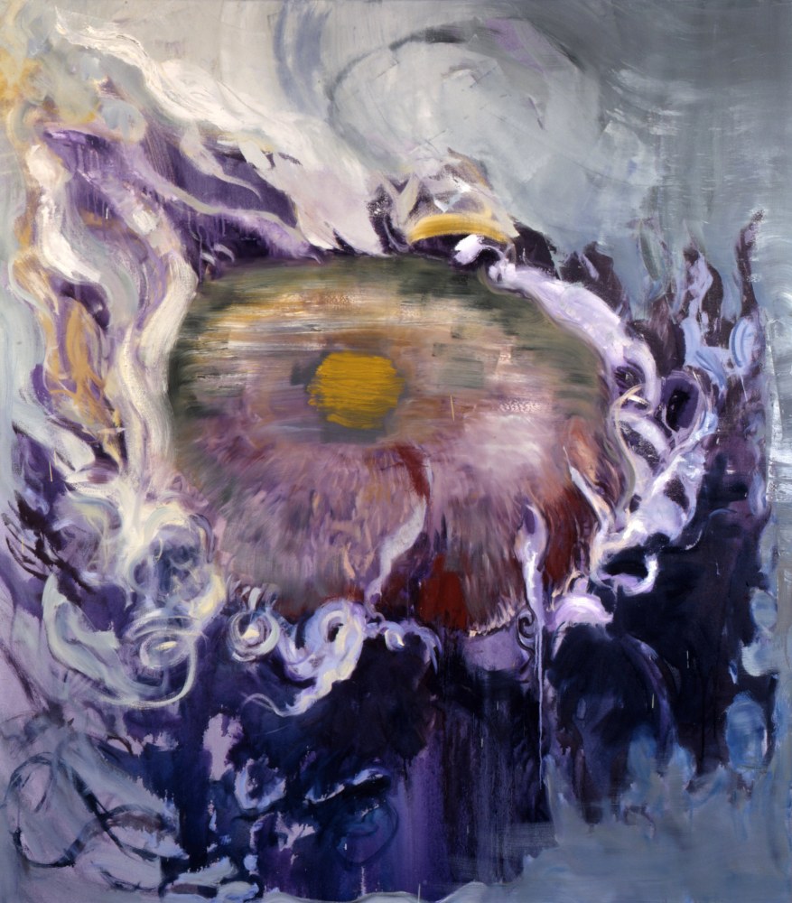 Gray Head, 2001. Oil on linen, 78 x 68 1/8 inches