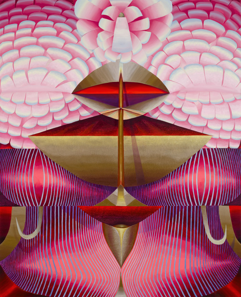 The Violet, 2024 Oil on linen 74 x 60 inches